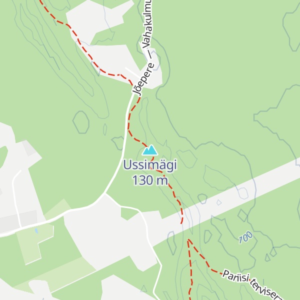 Map of Ussimägi