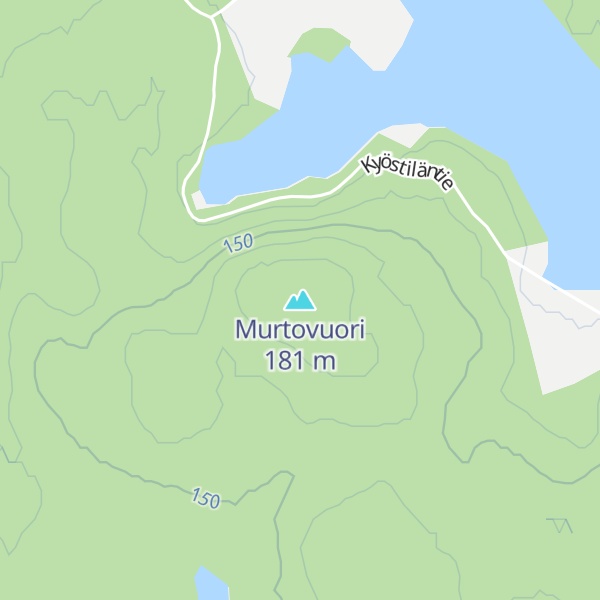 Map of Murtovuori