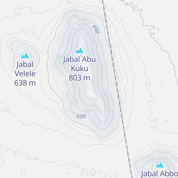 Map of Jabal Telgona