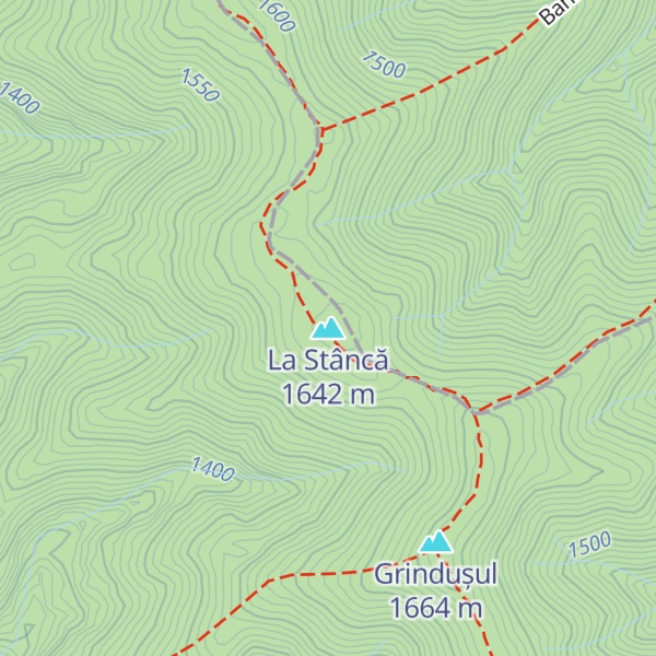 Map of La Stâncă