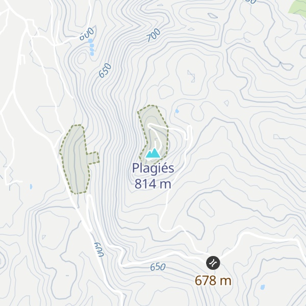 Map of Plagiés