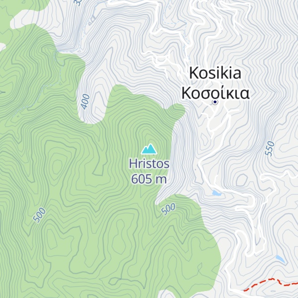 Map of Hristos