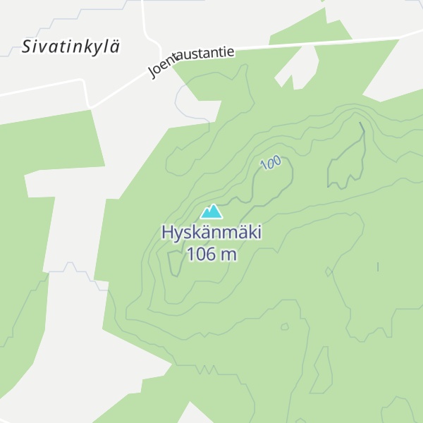 Map of Hyskänmäki