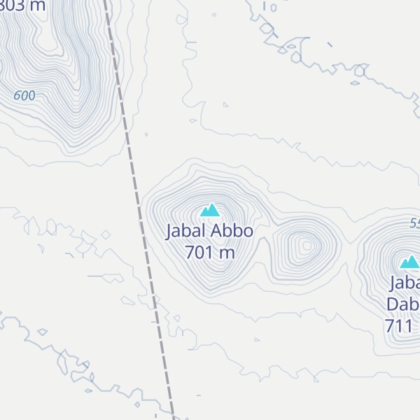 Map of Jabal Abbo