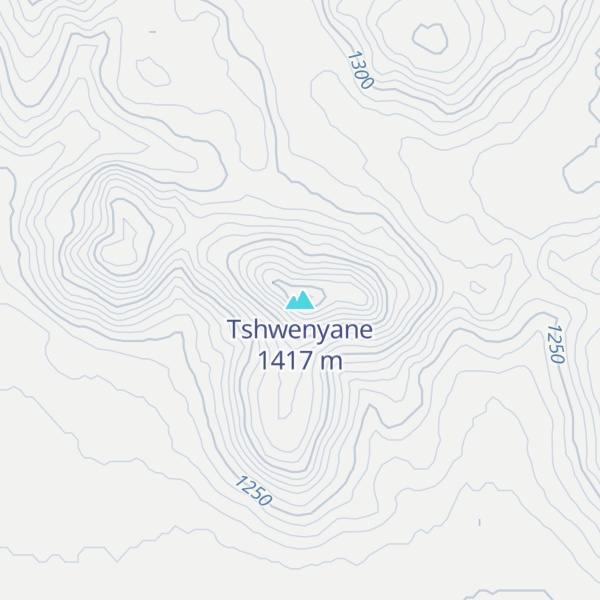 Map of Tshwenyane