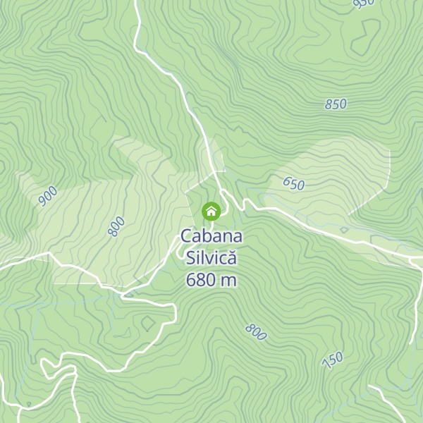 Map of Cabana Silvică