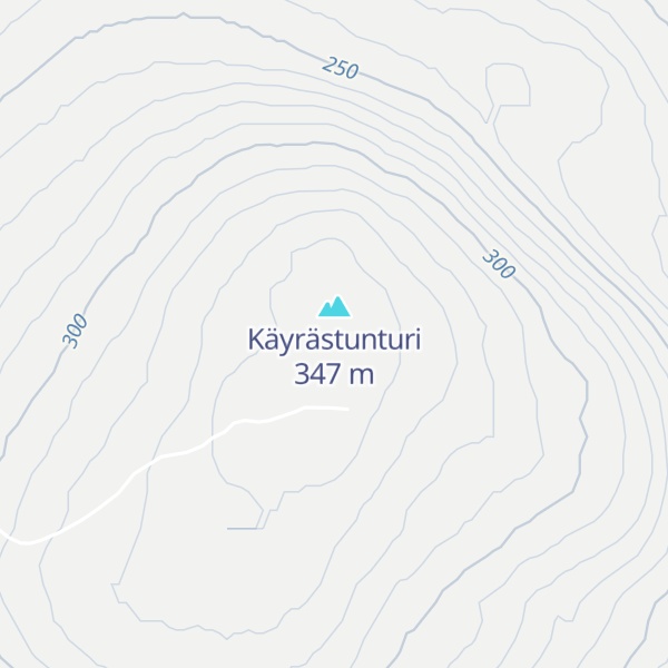 Map of Käyrästunturi päivätupa