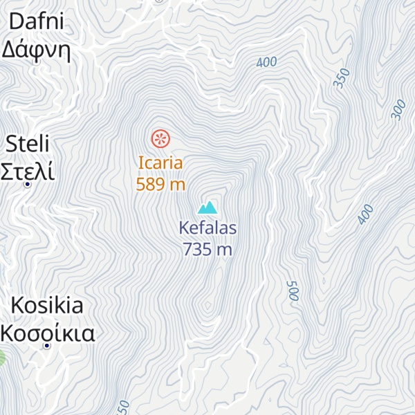 Map of Kefalas