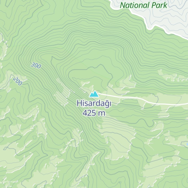 Map of Hisardağı