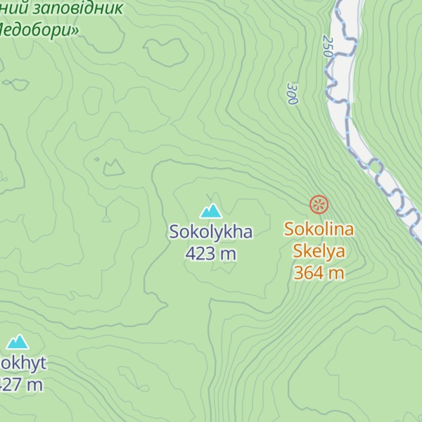 Map of Sokolykha