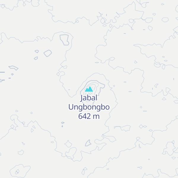 Map of Jabal Ungbongbo