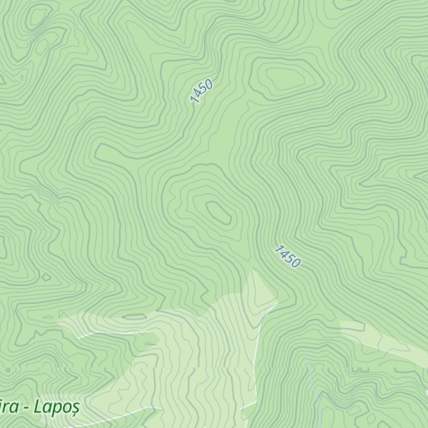 Map of Gura Muntelui