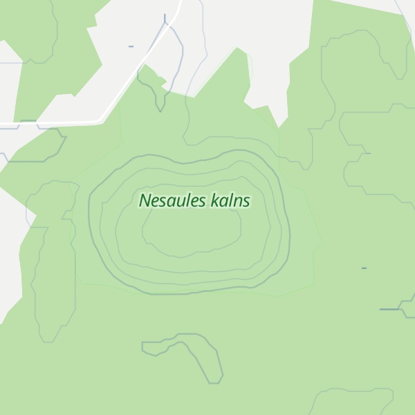 Map of Nesaules kalns