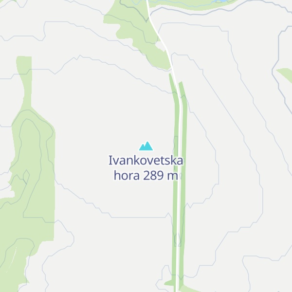 Map of Ivankovetska hora