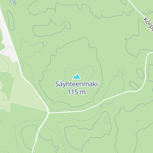 Map of Säyhteenmäki