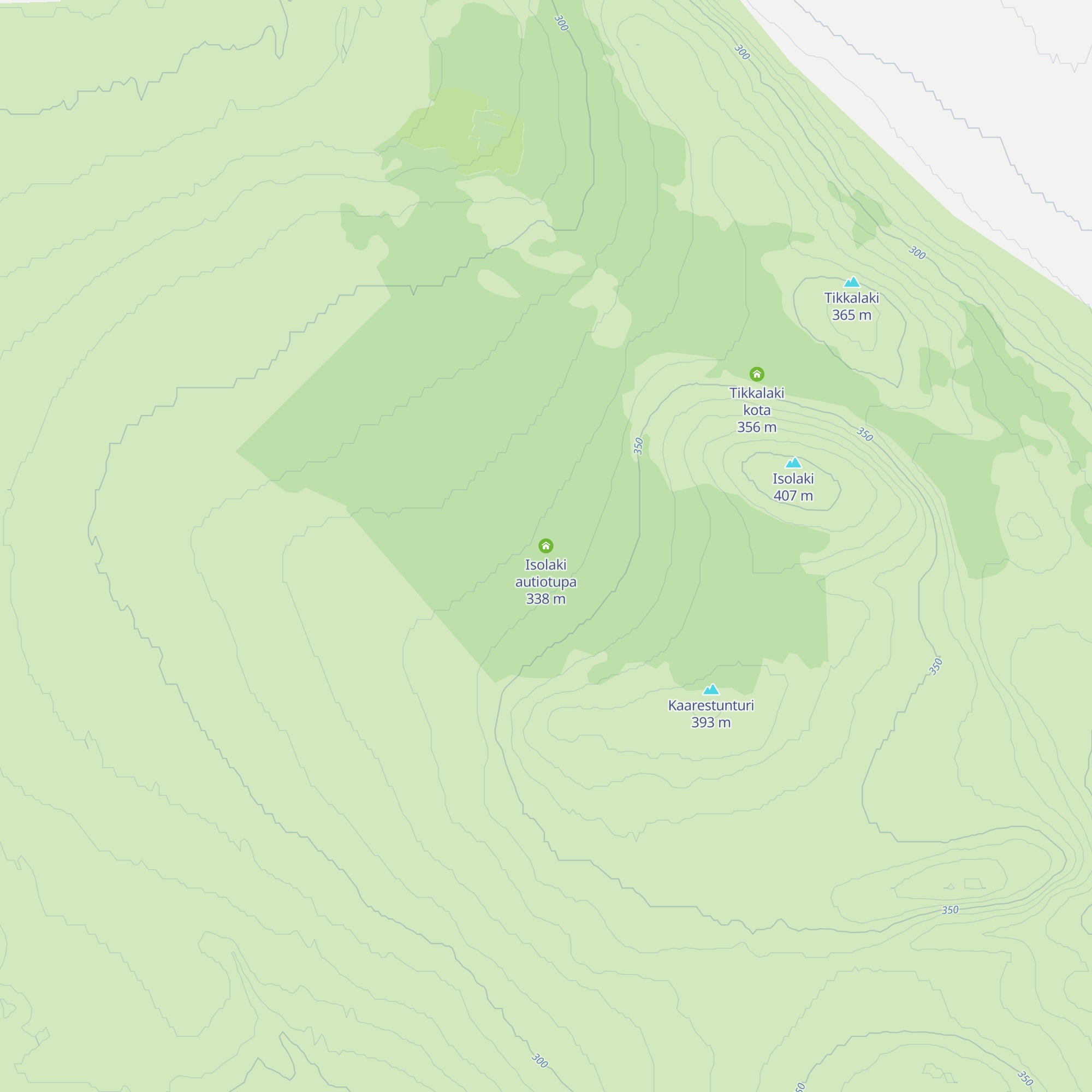 Isolaki autiotupa map