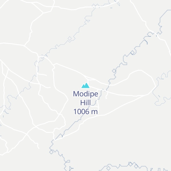 Map of Modipe Hill