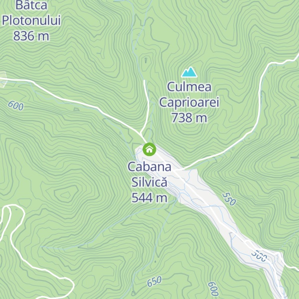 Map of Cabana Silvică