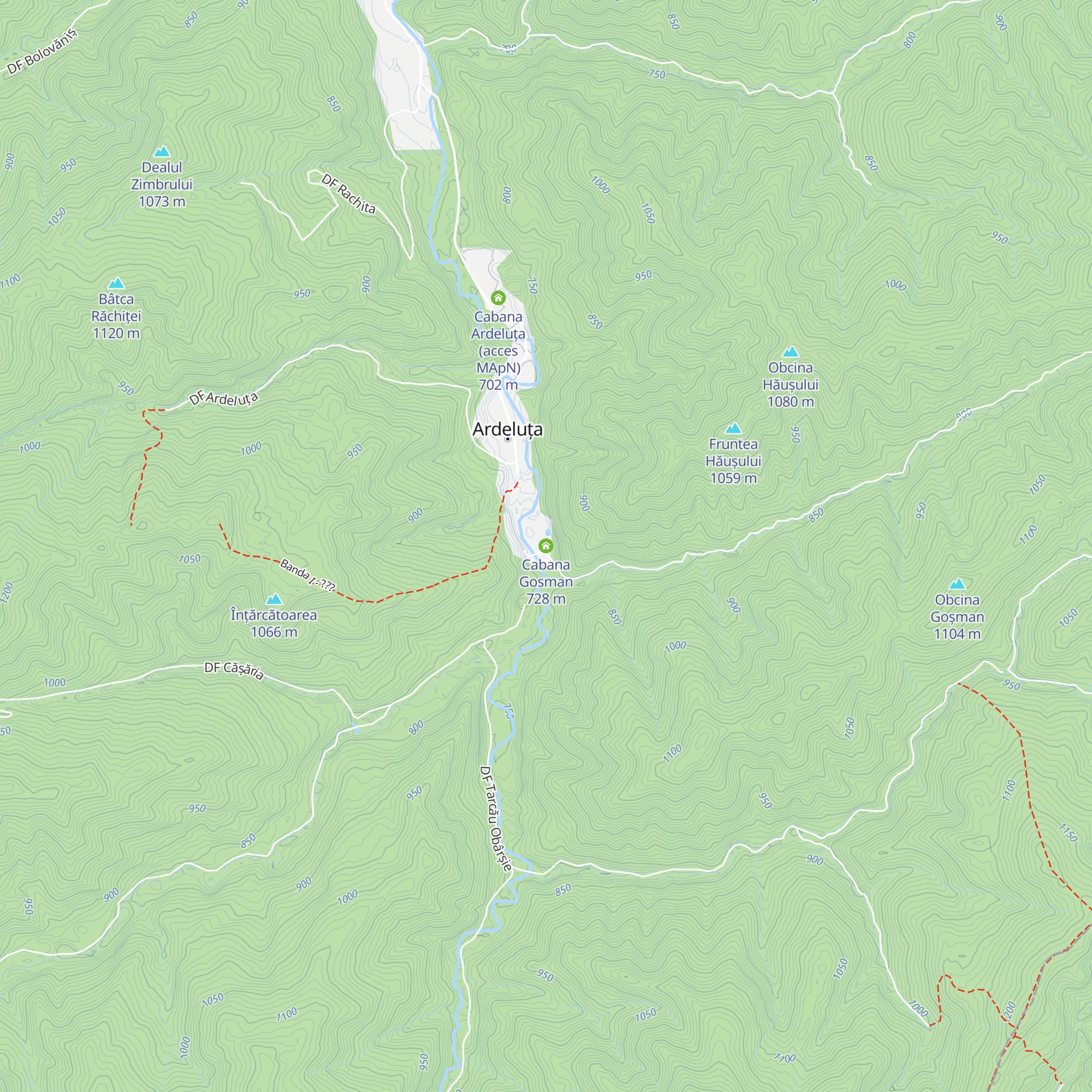 Cabana Gosman map