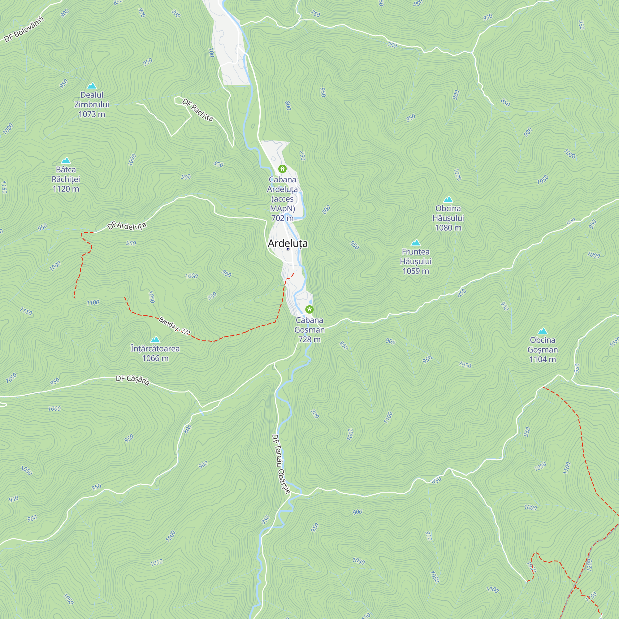 Cabana Gosman map