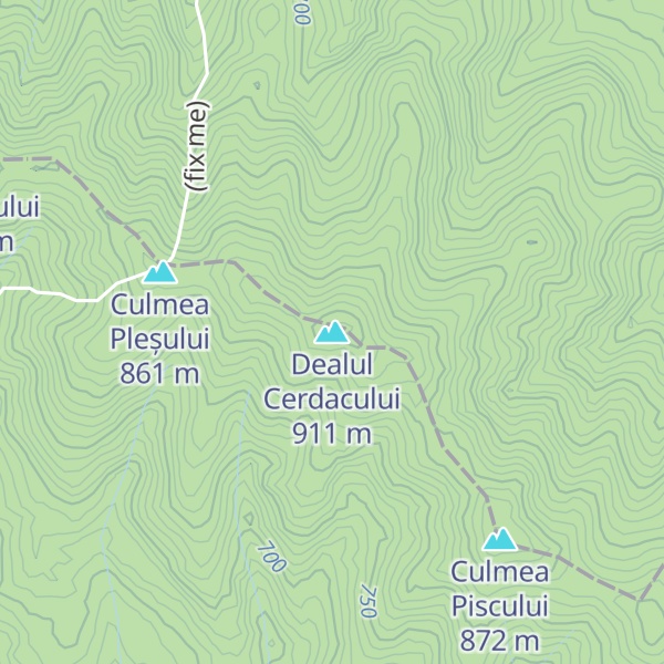 Map of Dealul Cerdacului