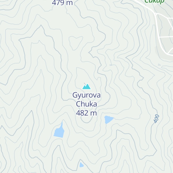 Map of Gyurova Chuka