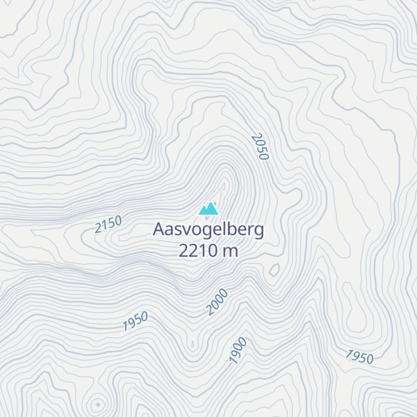 Map of Aasvogelberg