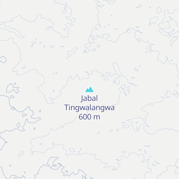 Map of Jabal Tingwalangwa