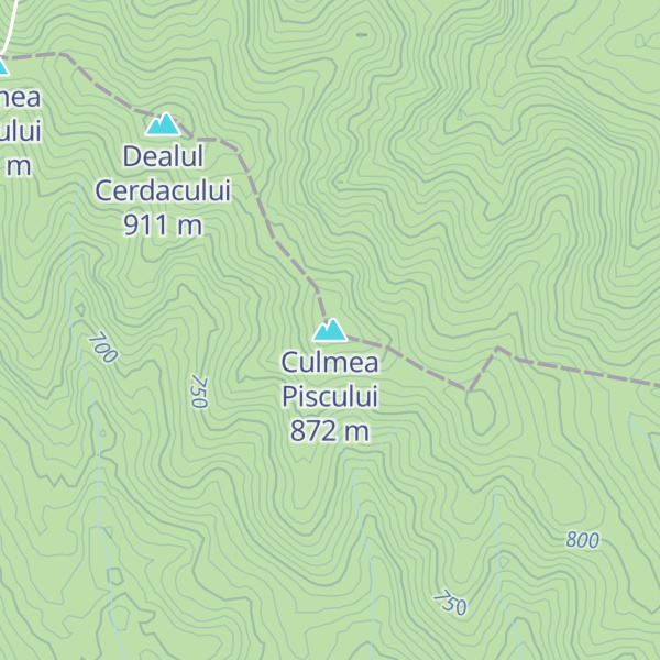Map of Culmea Piscului