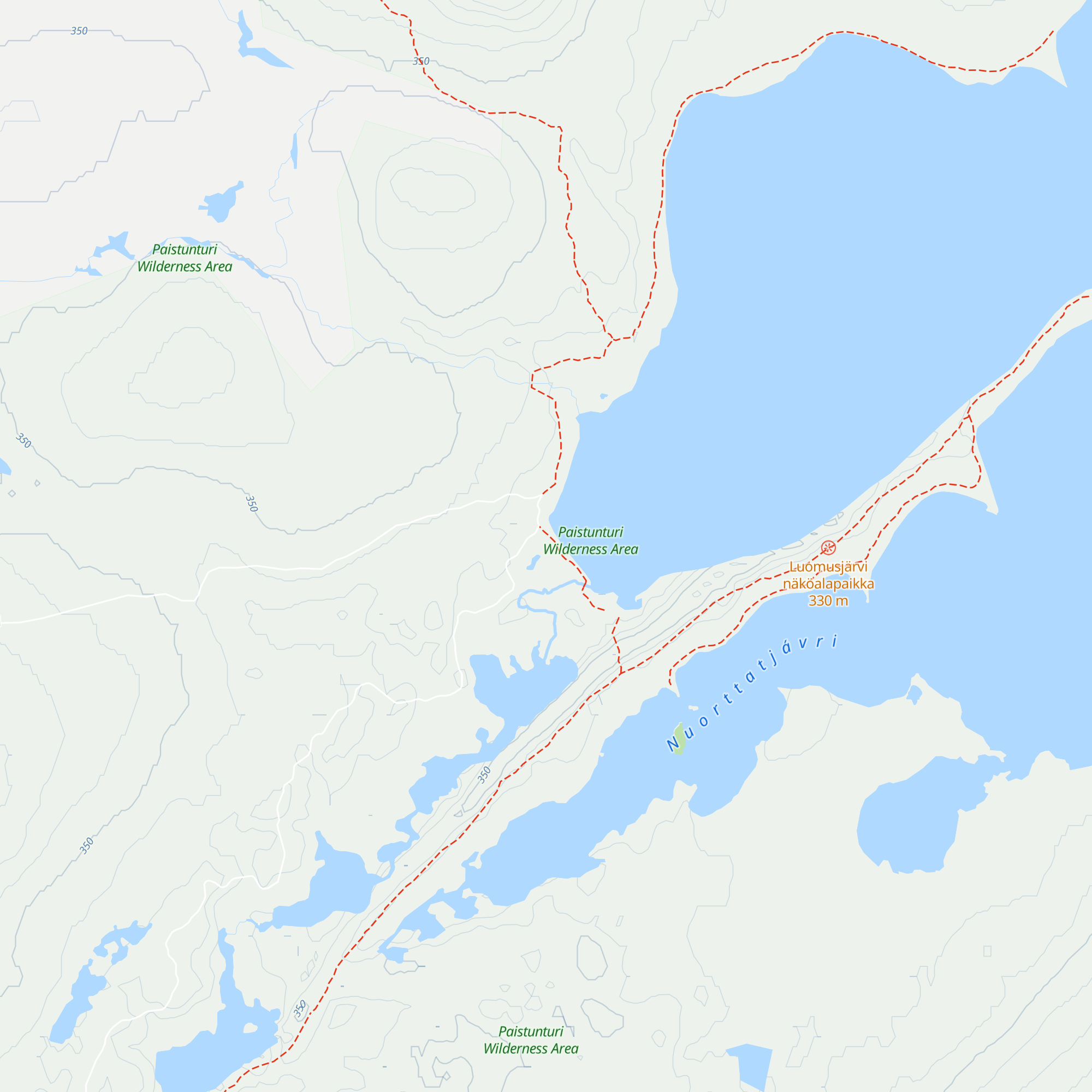 Luomusjärven mutterikota map