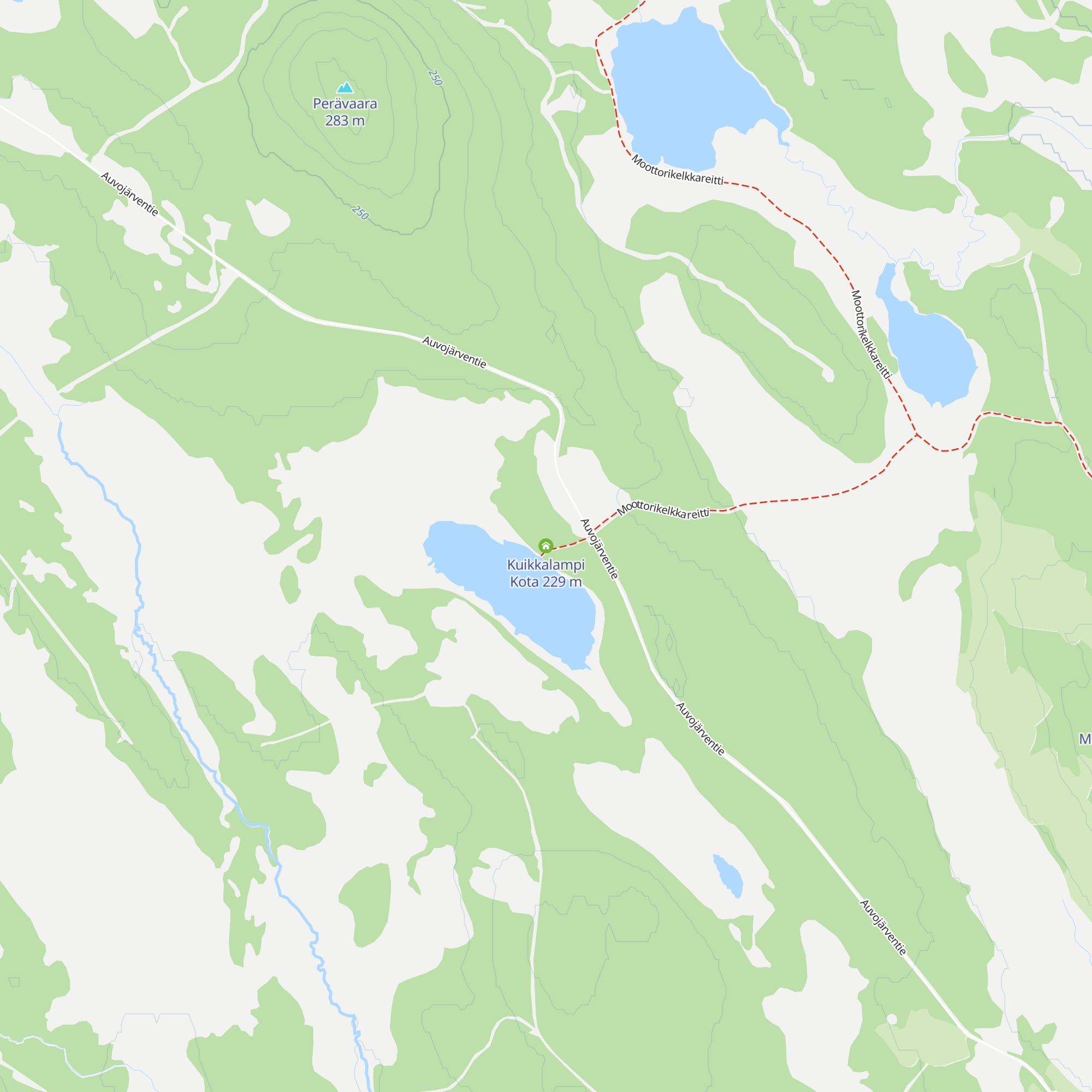 Kuikkalampi Kota map