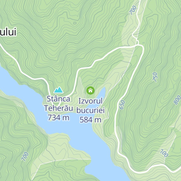 Map of Izvorul bucuriei