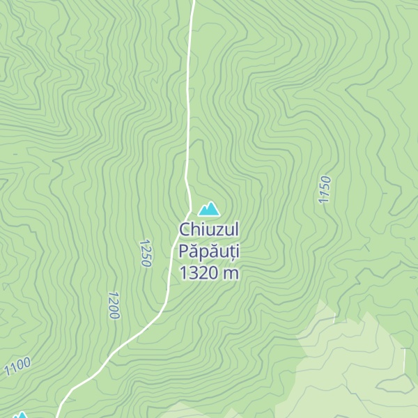 Map of Chiuzul Păpăuți