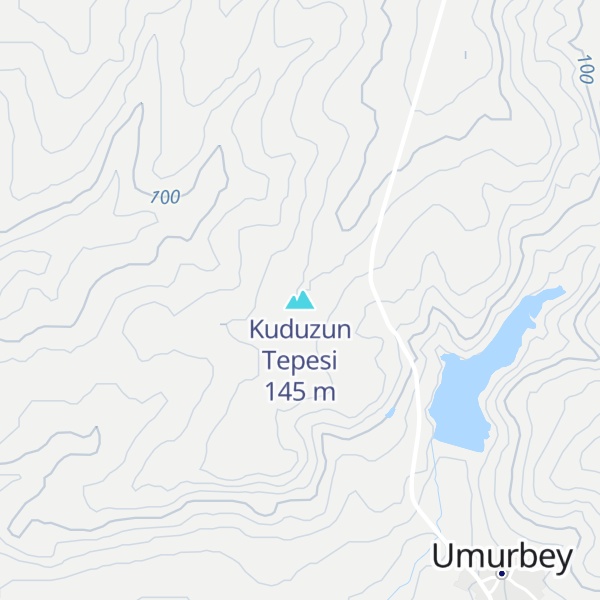 Map of Kuduzun Tepesi