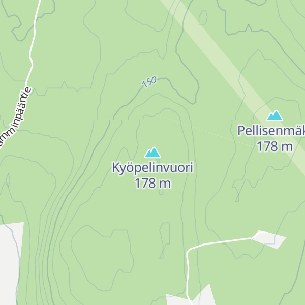 Map of Kyöpelinvuori