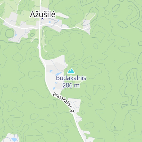Map of Būdakalnis