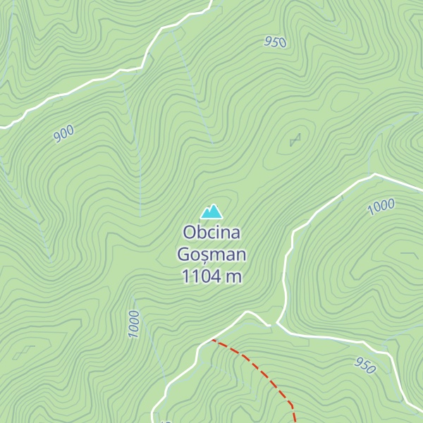 Map of Obcina Goșman