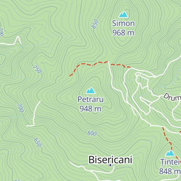 Map of Petraru