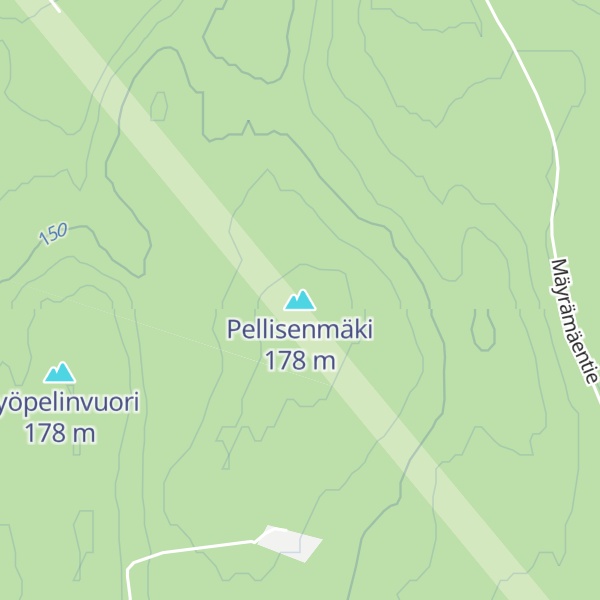 Map of Pellisenmäki