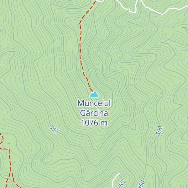 Map of Muncelul Gârcina