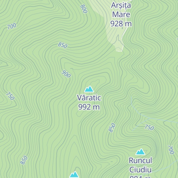 Map of Văratic