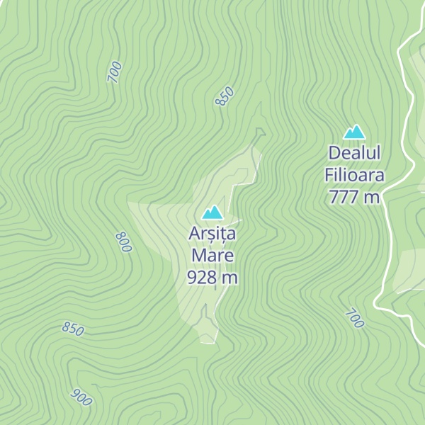 Map of Arșița Mare