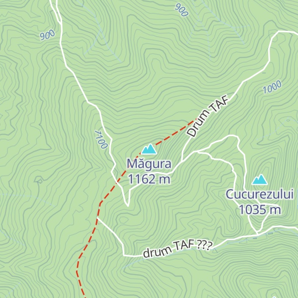 Map of Măgura