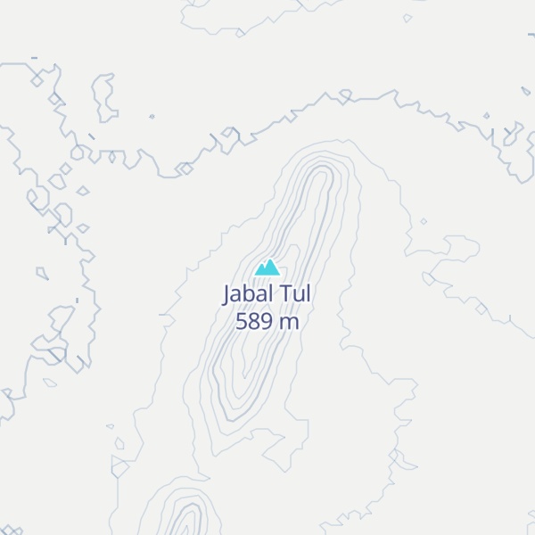 Map of Jabal Tul