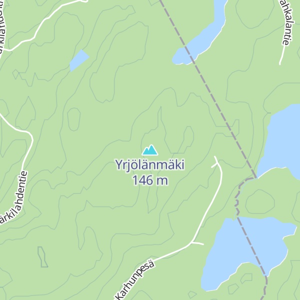 Map of Yrjölänmäki