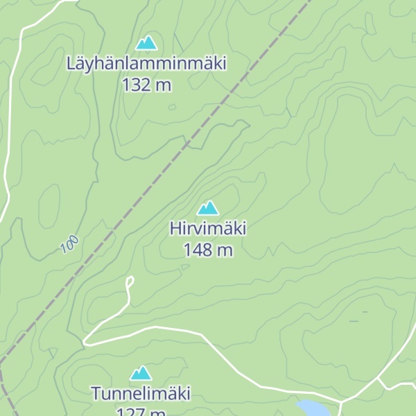 Map of Hirvimäki