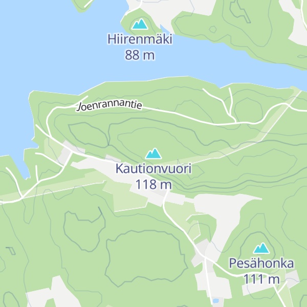 Map of Kautionvuori