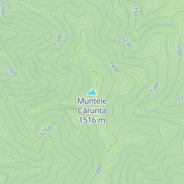 Map of Muntele Cărunta