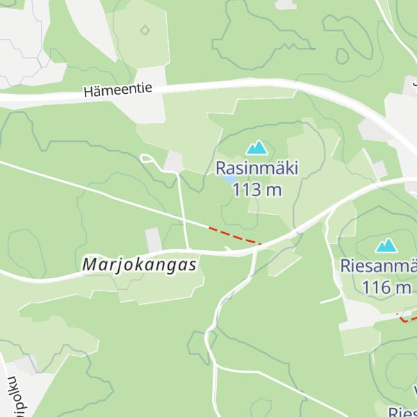 Map of Kymikunnan metsästäjien kota