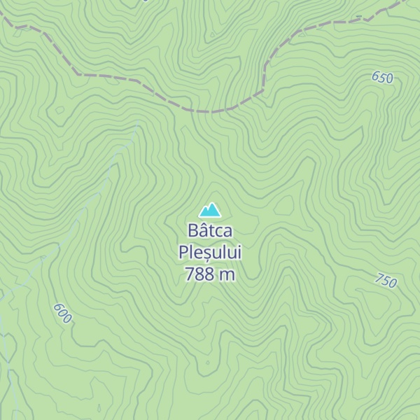 Map of Bâtca Pleșului